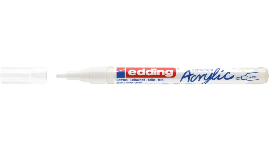 edding Acrylmarker 5300 fein verkehrsweiss verkehrsweiß