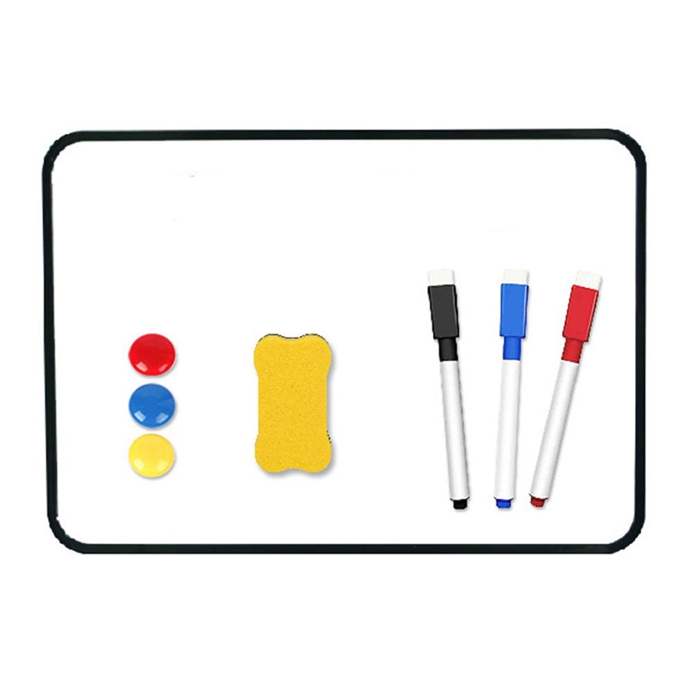 NUODWELL Bügelpolster Kompaktes Whiteboard Doppelseitige Magnettafel