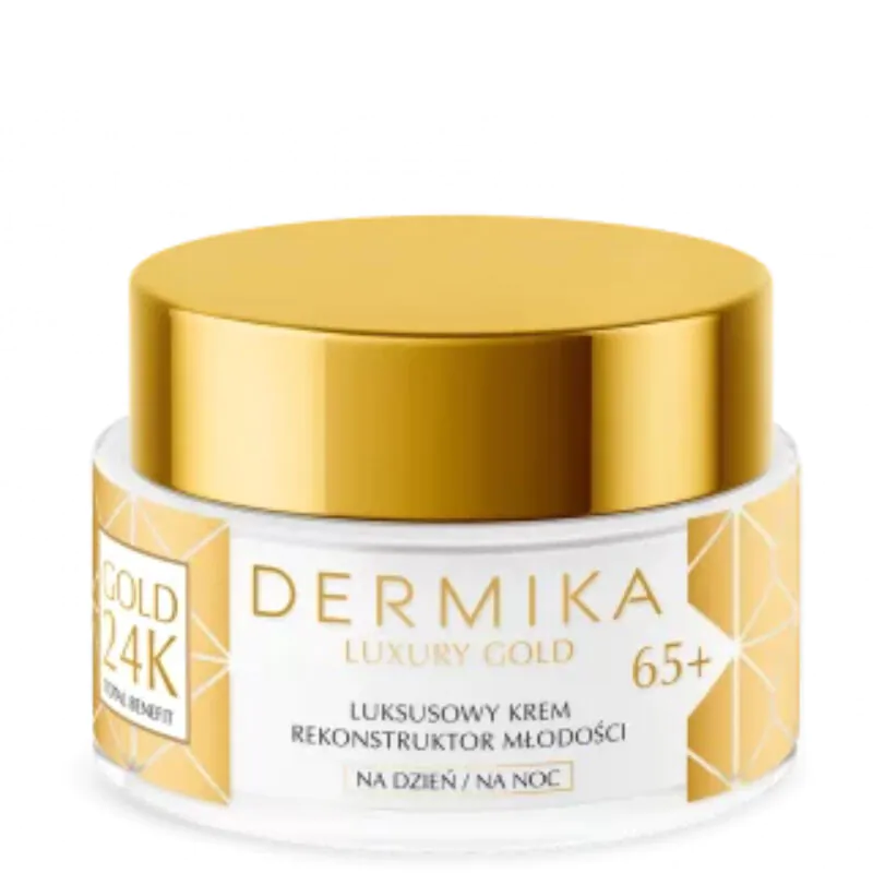Dermika Luxury Gold 24k luksuzna krema za obnovu kože 65+ dan/noć