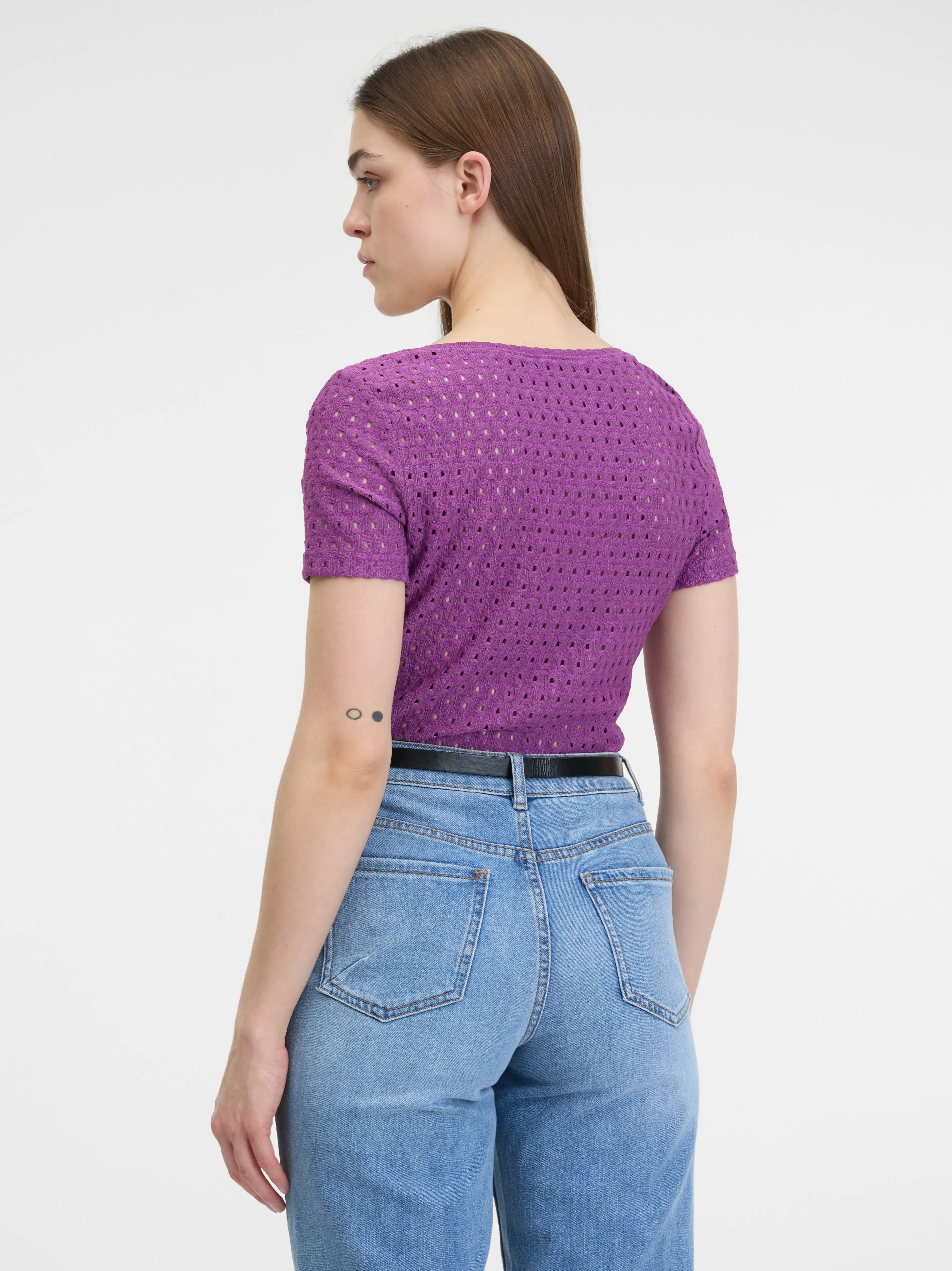 Lila Damen-T-Shirt ORSAY