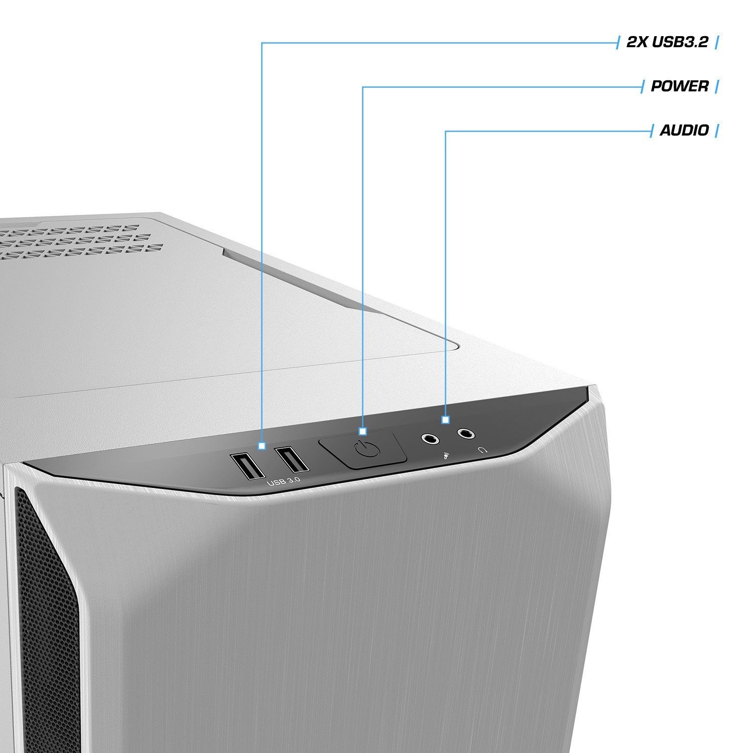 Kiebel Silent Multimedia Business-PC (AMD Ryzen 5 AMD Ryzen 5 5600G, Radeon Vega, 16 GB RAM, 1000 GB SSD, Luftkühlung)