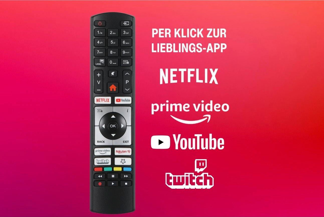 Telefunken D40F550M1CWI LED-Fernseher (102 cm/40 Zoll, Full HD, Smart-TV)