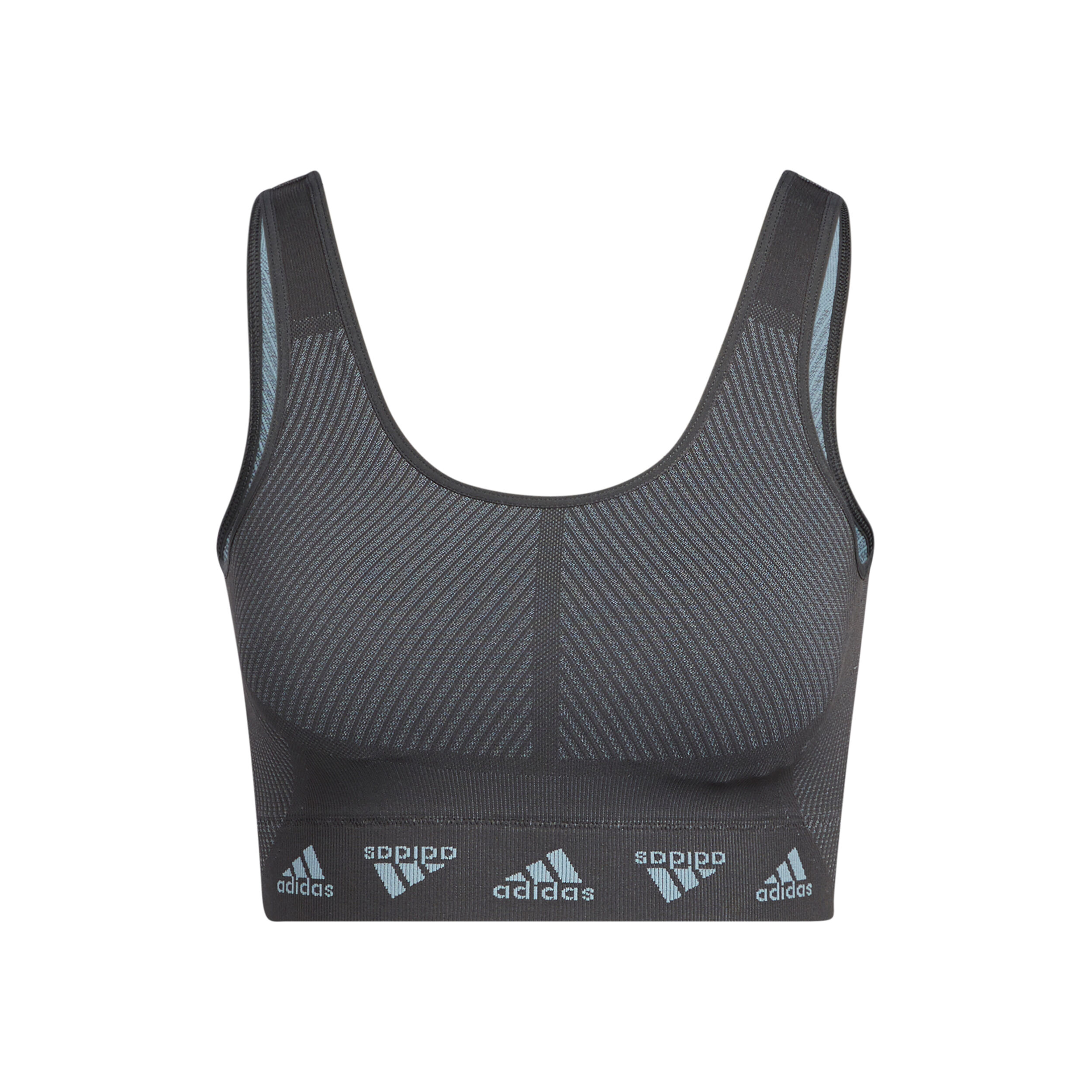 Aeroknit Sport-BH Damen - Dunkelgrau