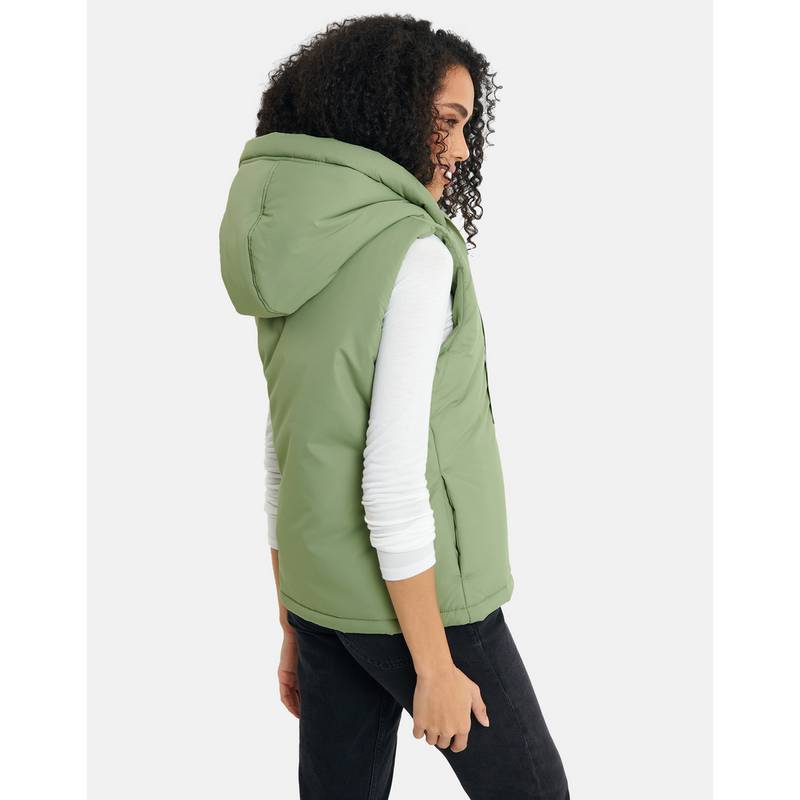 Threadbare Shelly Hooded Steppweste Damen