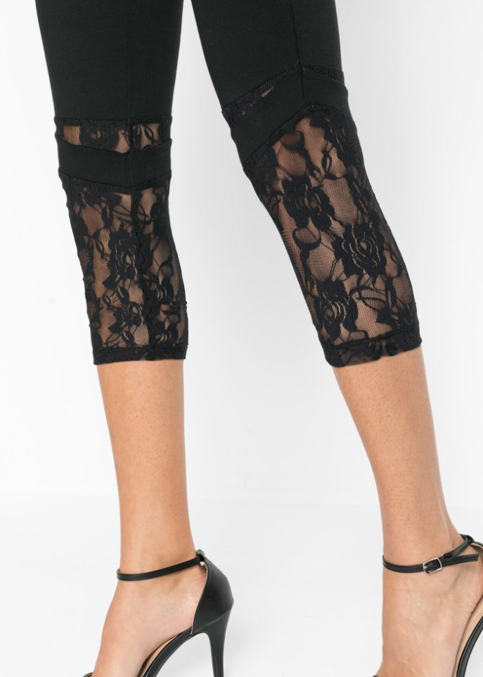 Leggings mit Spitze