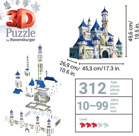 3D Puzzle Walt Disney Schloss