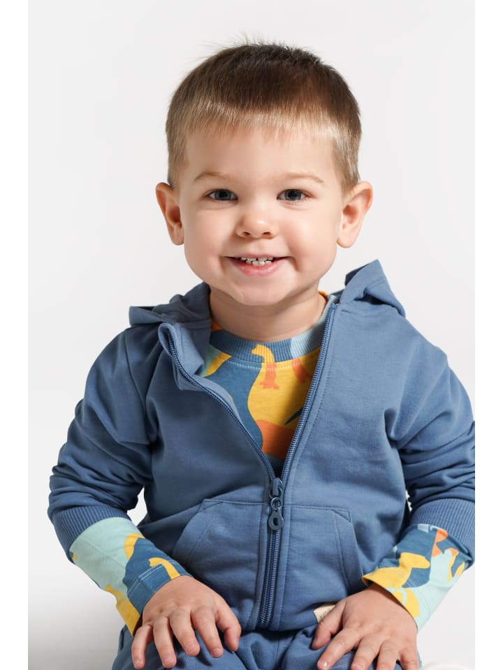 Coccodrillo Sweatshirt mit Reißverschluss in dunkelblau günstig kaufen