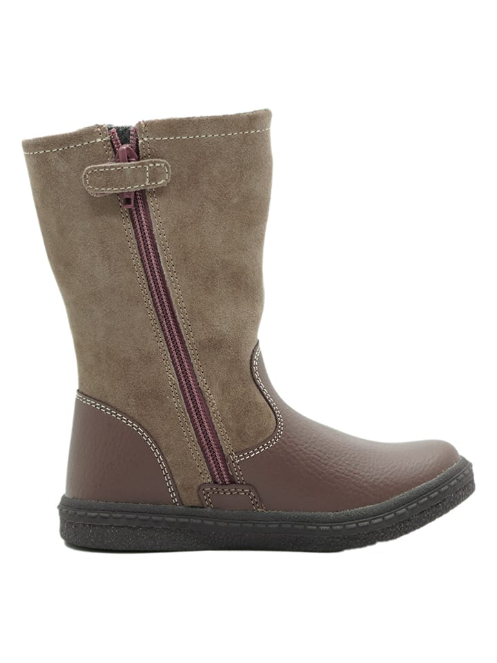 lamino Leder-Boots in Mauve günstig kaufen