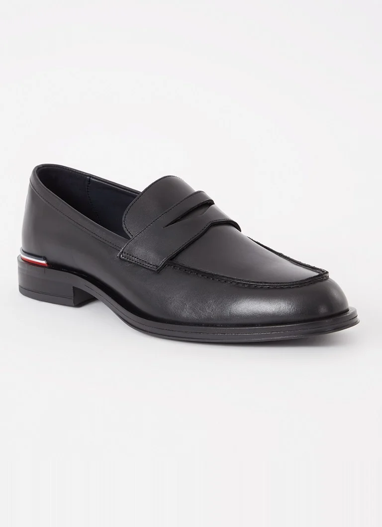 Mocasini din piele Tommy Hilfiger Core