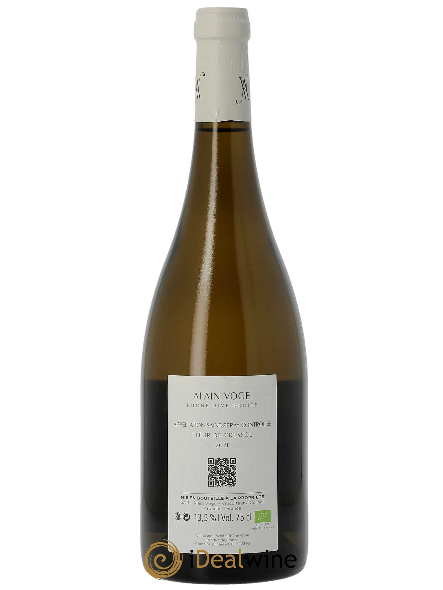 Saint-Péray Fleur de Crussol Alain Voge (Domaine)  2021 - Lot de 1 Bouteille