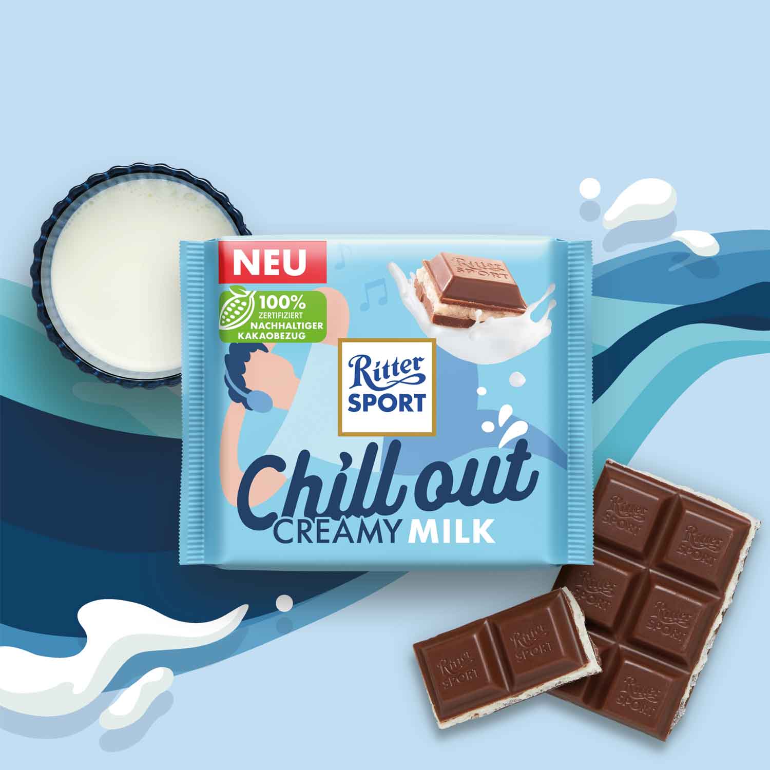 Ritter Sport Chill Out Creamy Milk 100g