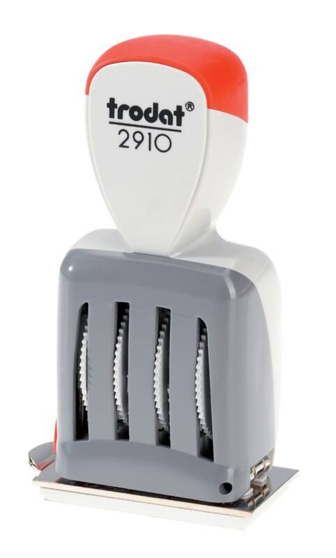 Trodat Datumstempel mit Text Classic 2910/C9 Bezahlt   Datum Grau 6 x 10,2 cm