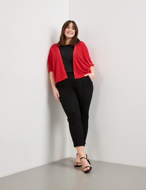 Oversized-Strickjacke mit halbem Arm