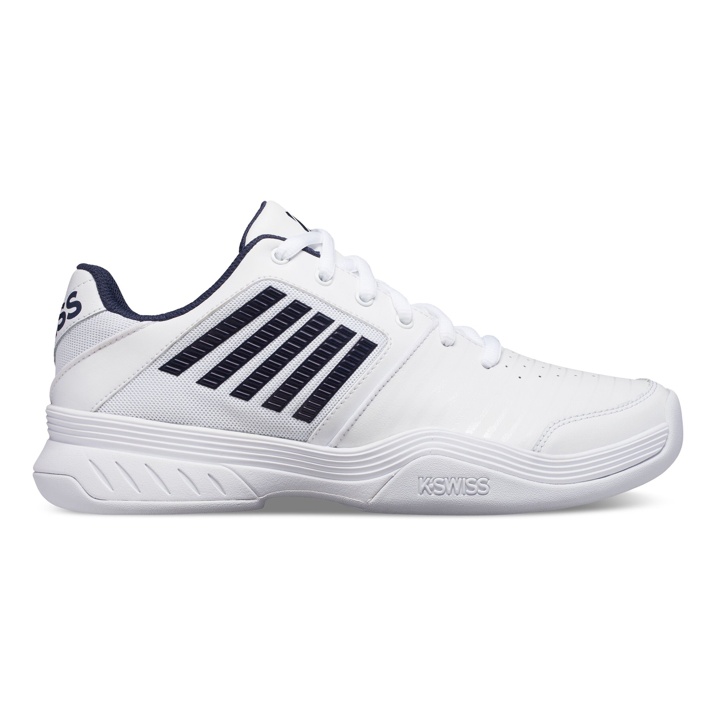 Express Court Carpet Teppichschuh Herren - Weiß, Dunkelblau