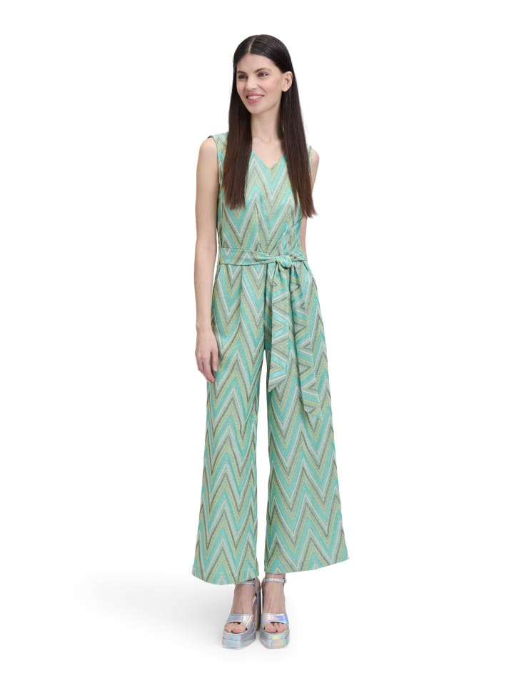CARTOON Jumpsuit mit Bindegürtel in Mint/Green günstig kaufen