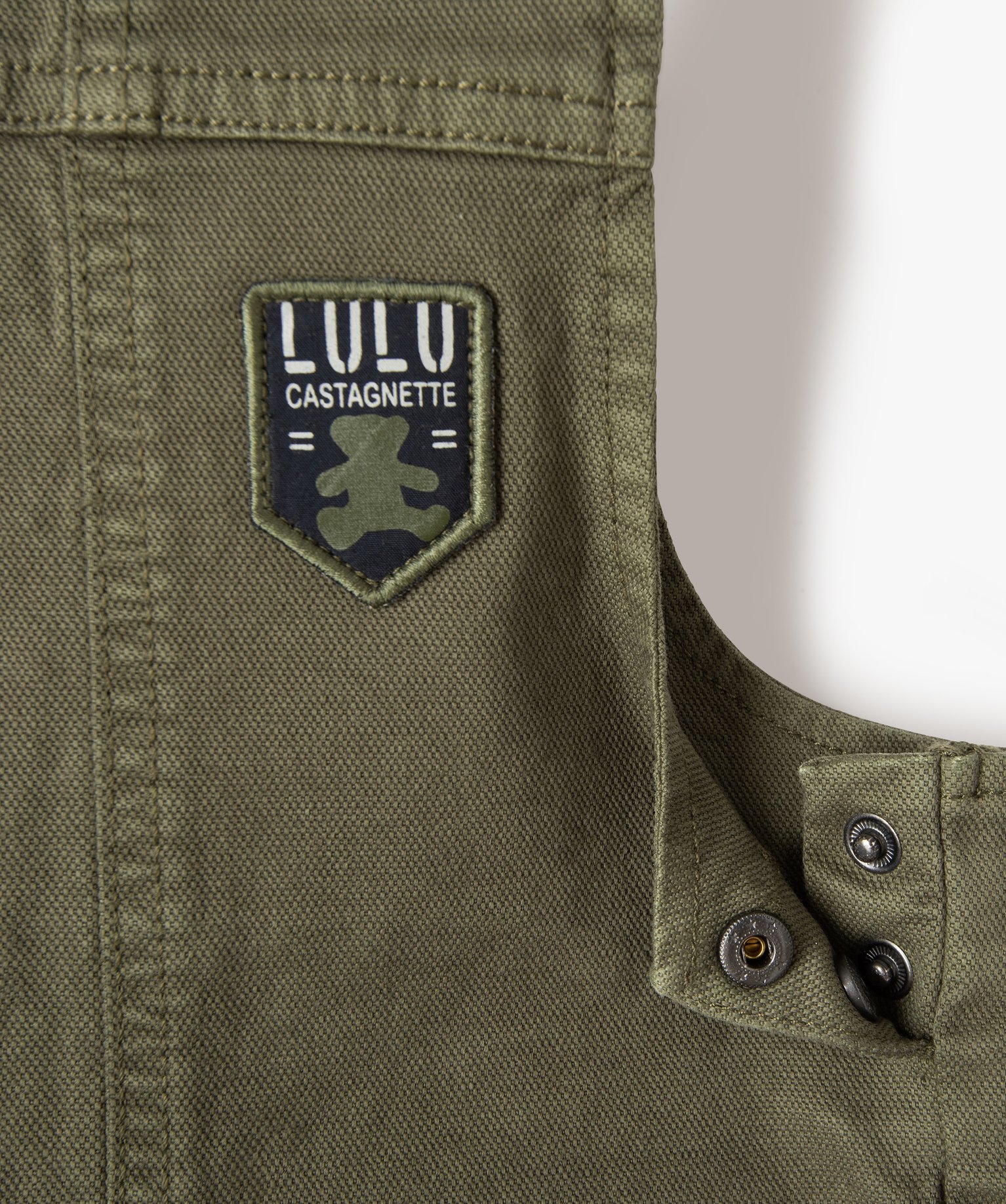 Salopette bébé Garçon en denim coloré— LuluCastagnette vert | GEMO
