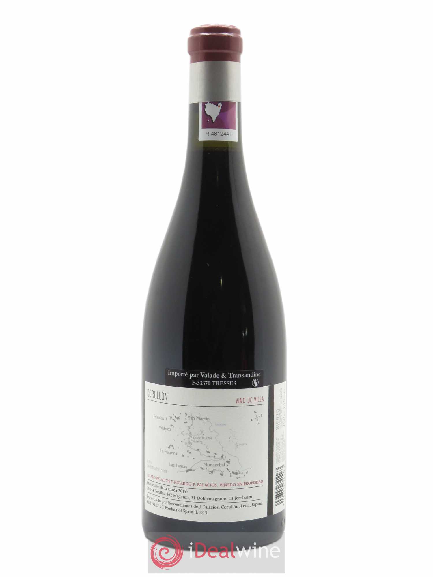 Bierzo Descendientes de J. Palacios Villa de Corullon  2019 - Lot de 1 Bouteille