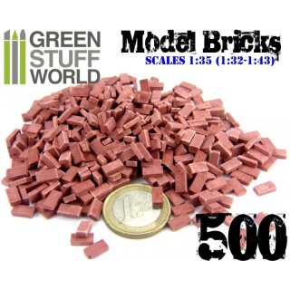 Model Bricks - Red (500)