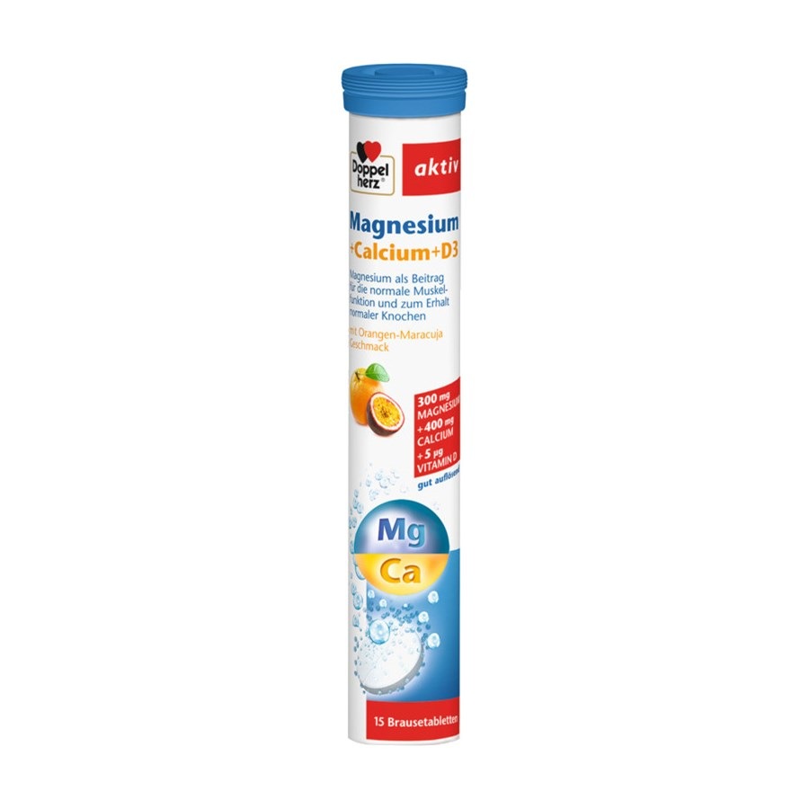 Magnesium + Calcium + D3 Brausetabletten