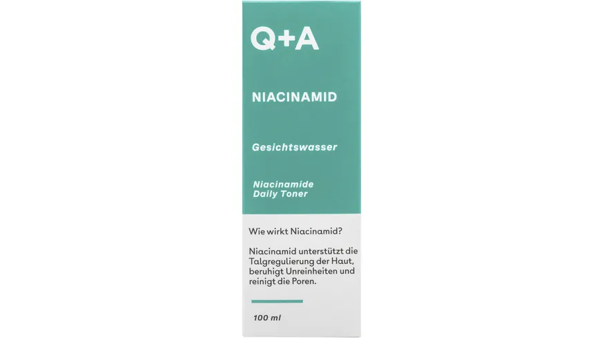 Q+A Gesichtswasser Niacinamid 100 ml