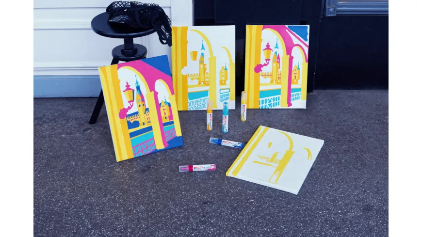 edding Acrylmarker 5000 5er-Set breit abstract abstract
