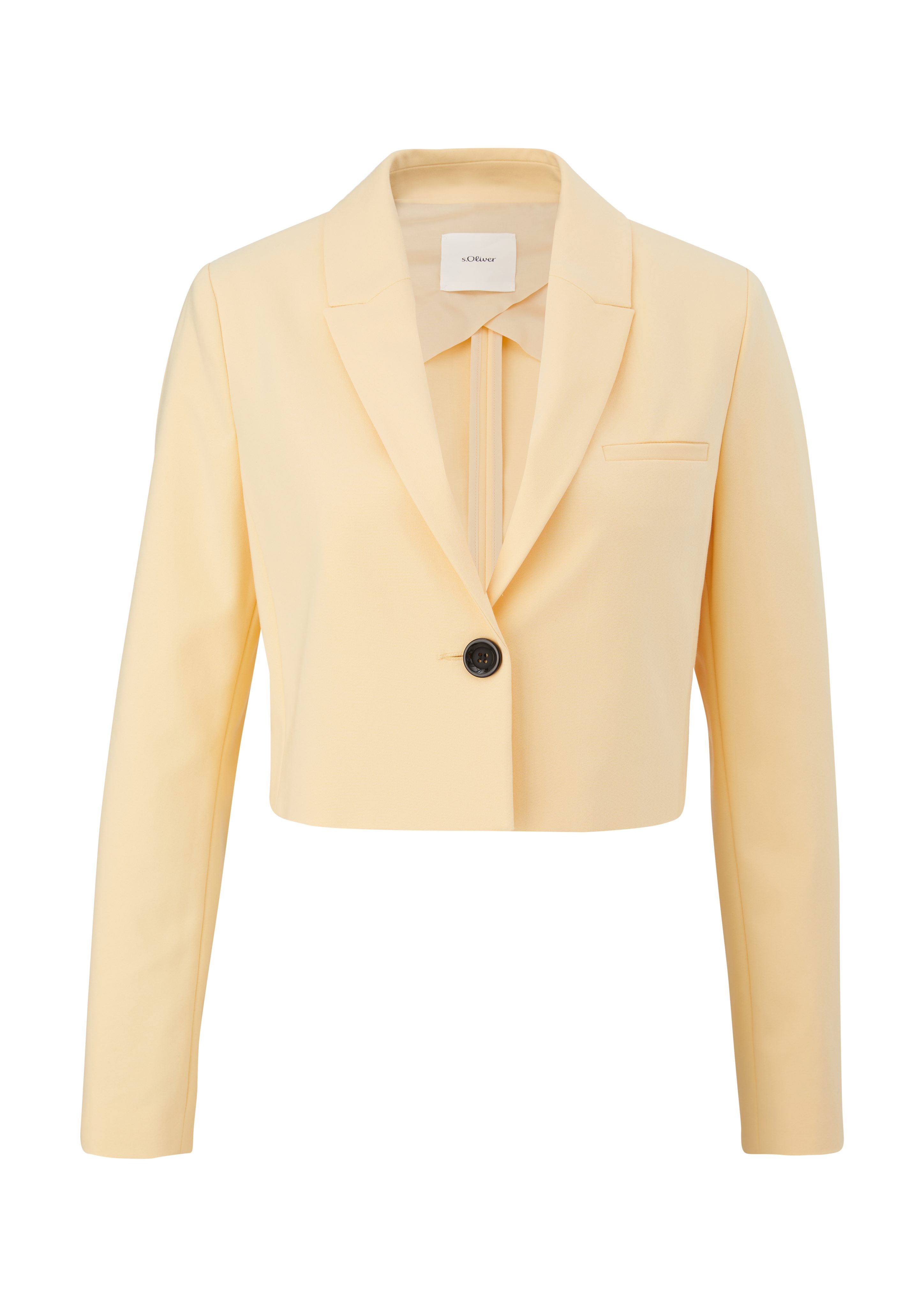 s.Oliver BLACK LABEL Jackenblazer Verkürzter Blazer