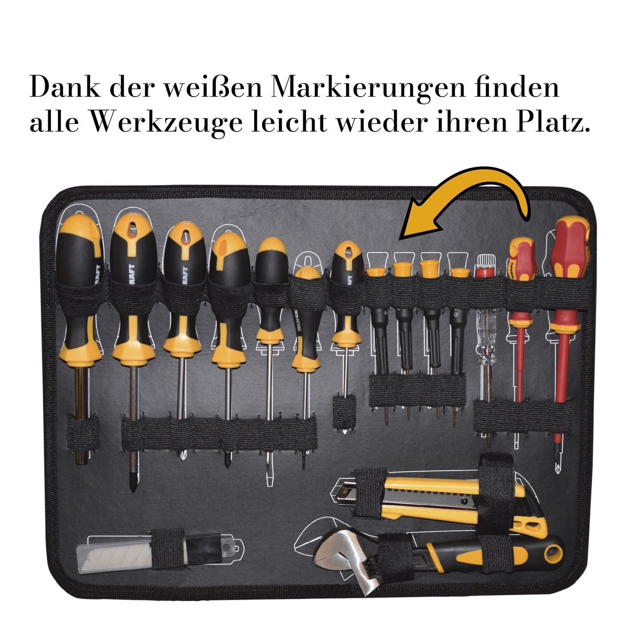 TECH-CRAFT Werkzeugkoffer 130 tlg.
