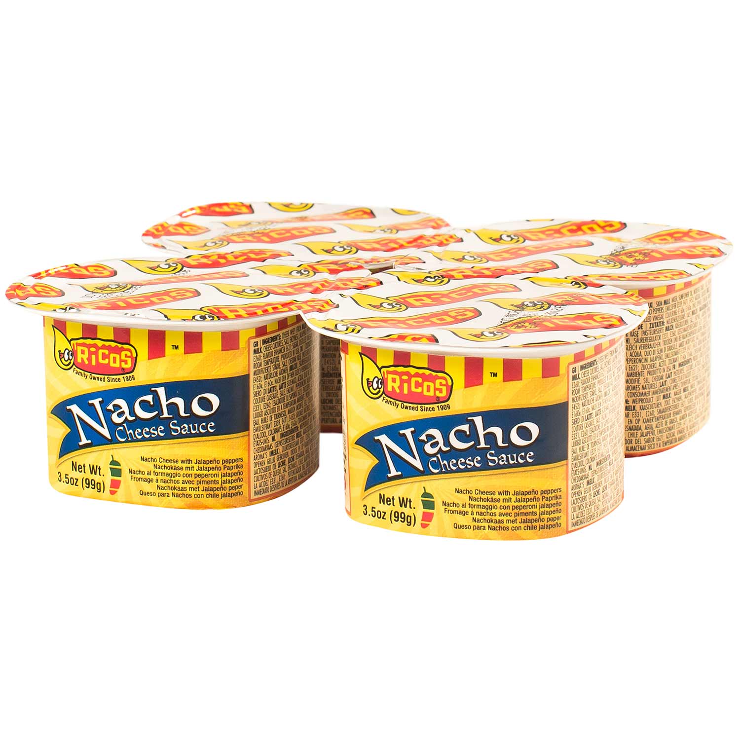 Ricos Nacho Cheese Sauce 4x99g