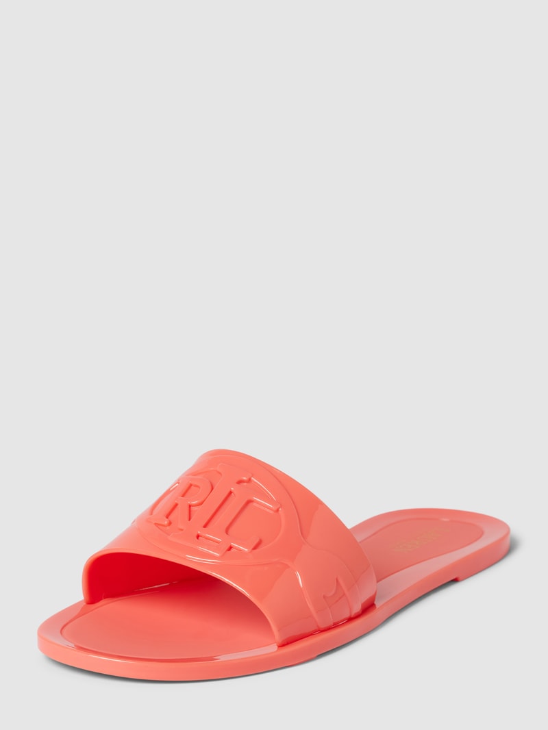 Slides mit Label-Details Modell 'JELLY' in koralle