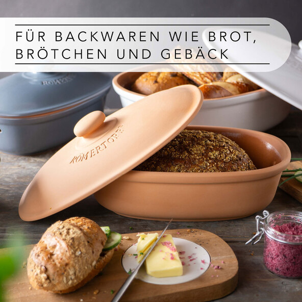 Ovaler Brottopf, terrakotta, 2,3 l