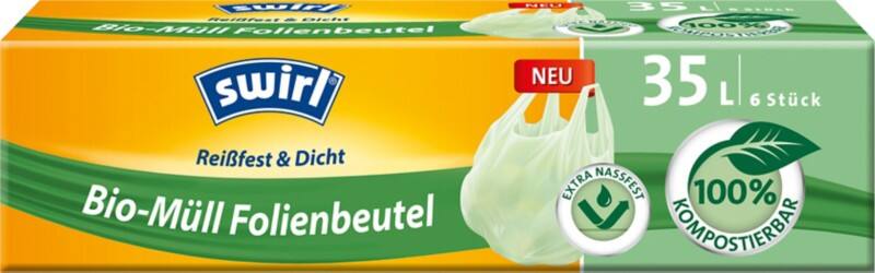 Swirl Müllbeutel 35 L Transparent 6 Stück