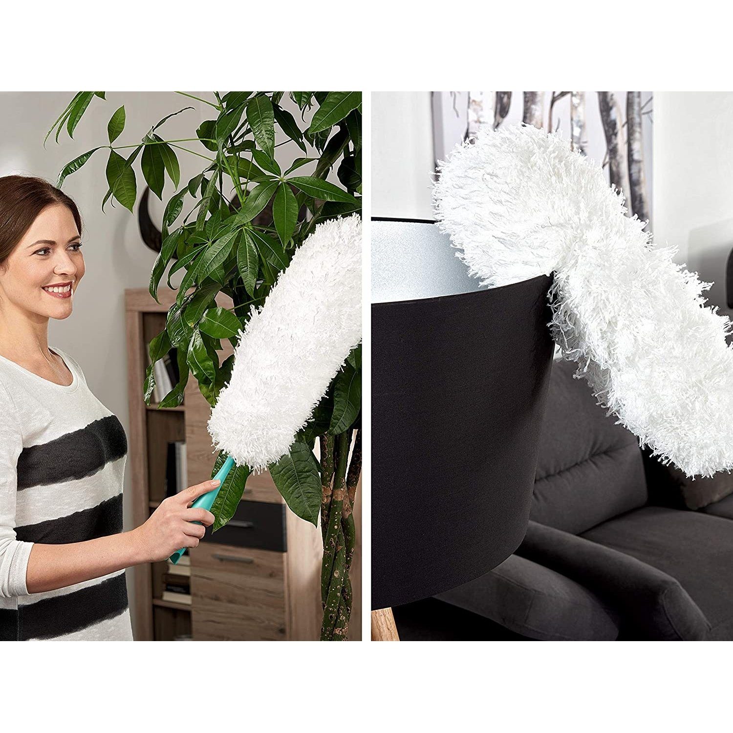 Leifheit Staubwedel Leifheit Staubwedel Duster XL mit antistatischen Mikrofasern gegen Staub