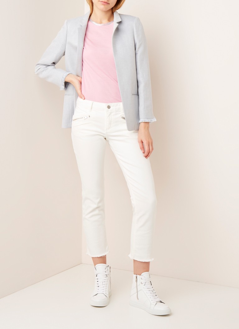 Zadig&Voltaire  Ava slim fit jeans met ritszakken