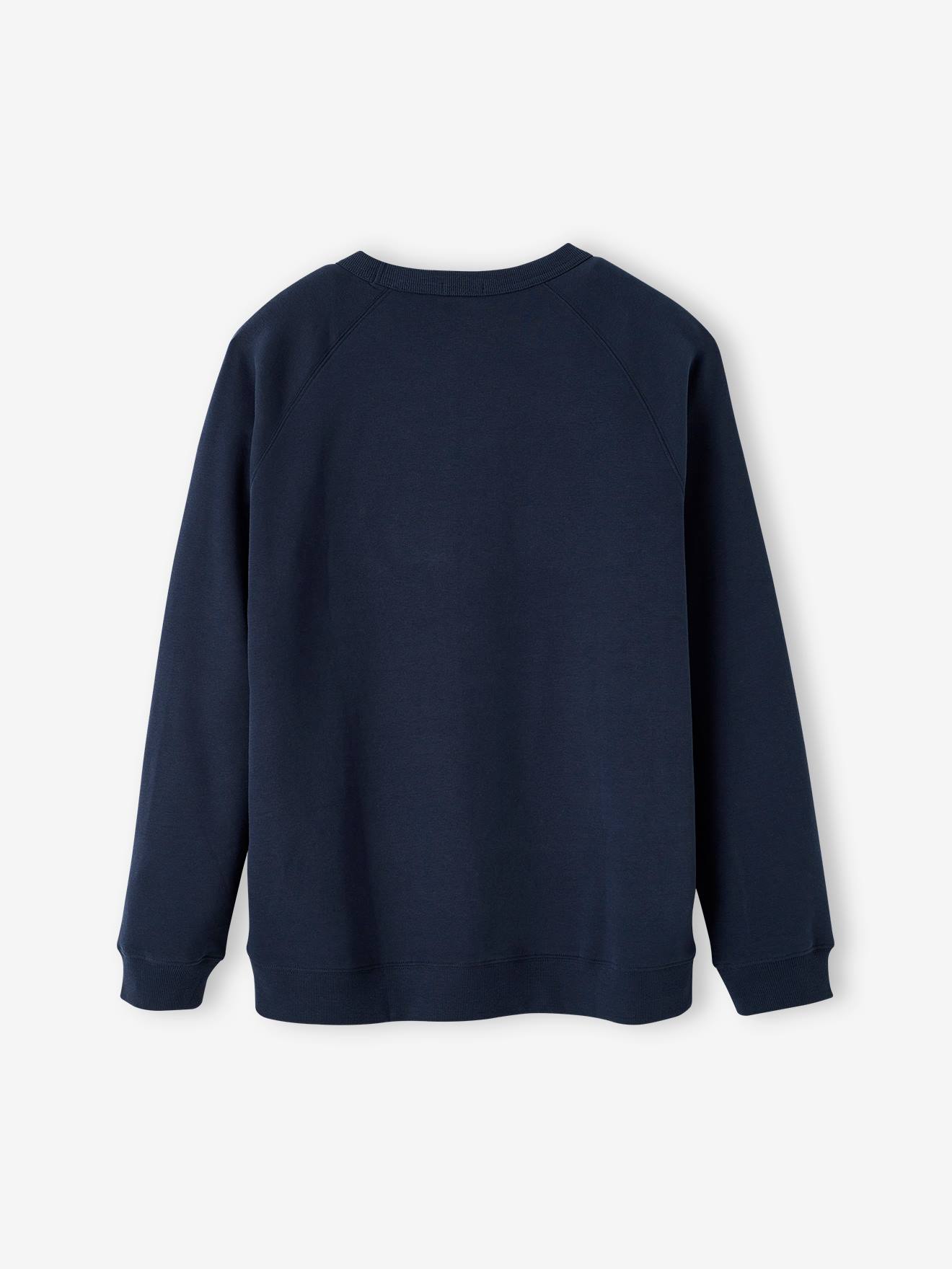 Vertbaudet Herren Weihnachts-Sweatshirt Capsule Collection HAPPY FAMILY FOREVER - marine