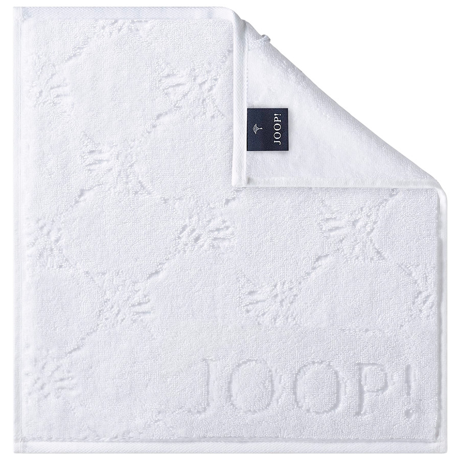 JOOP! Uni Cornflower Seiflappen Weiss