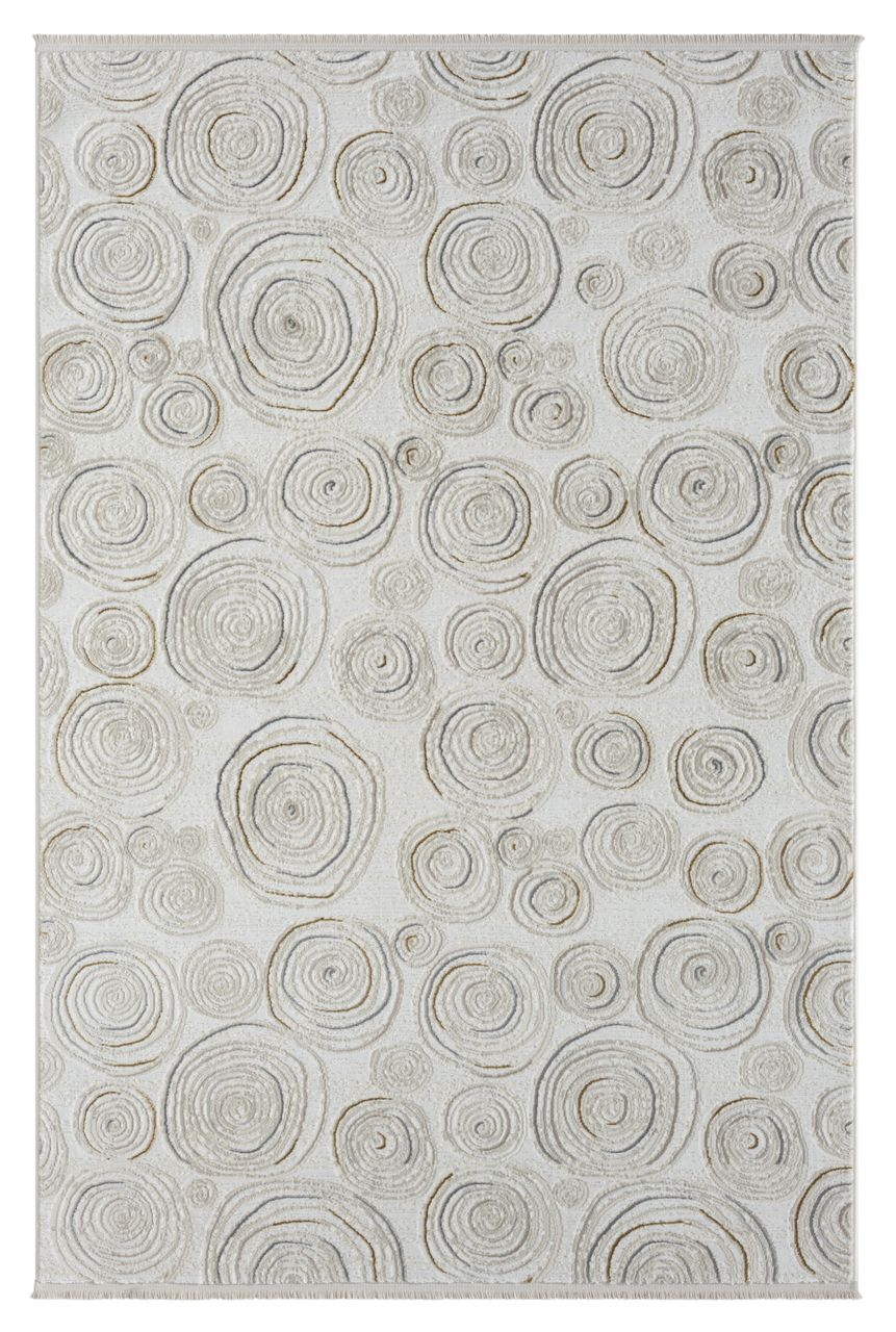 MyFlair Teppich Layla , 160cm x 230cm, Farbe Beige, rechteckig, Florhöhe 10mm