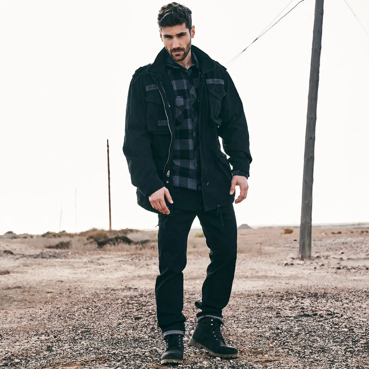 BRANDIT M65 Giant Jacke schwarz