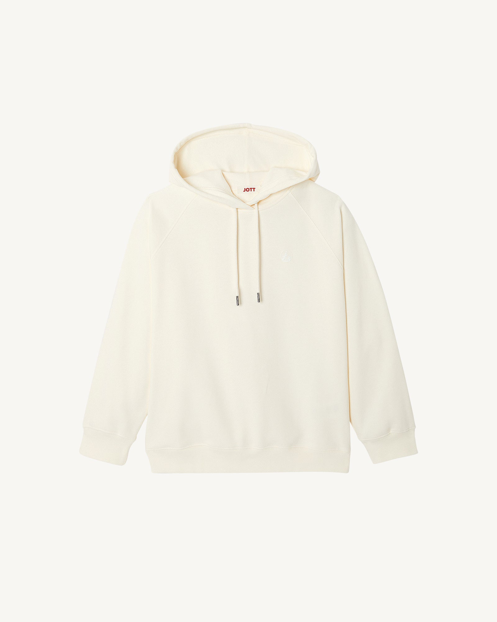 Sweat molleton à capuche femme en coton biologique Ecru Monteria