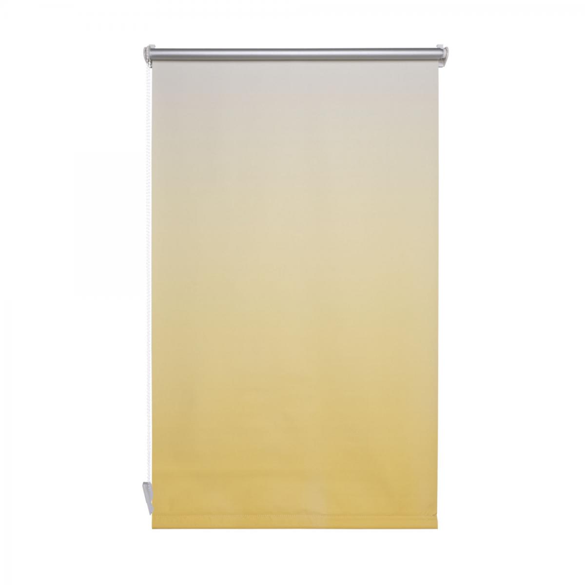 Bella Casa Klemmfix-Rollo Verdunkelung, 80 x 150 cm, Farbverlauf apricot