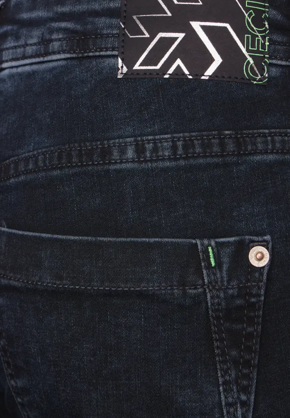 CECIL Casual Fit Jeans mit Zipper