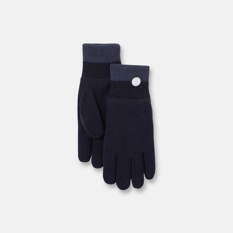 Gants doublés en polaire bleu garçon