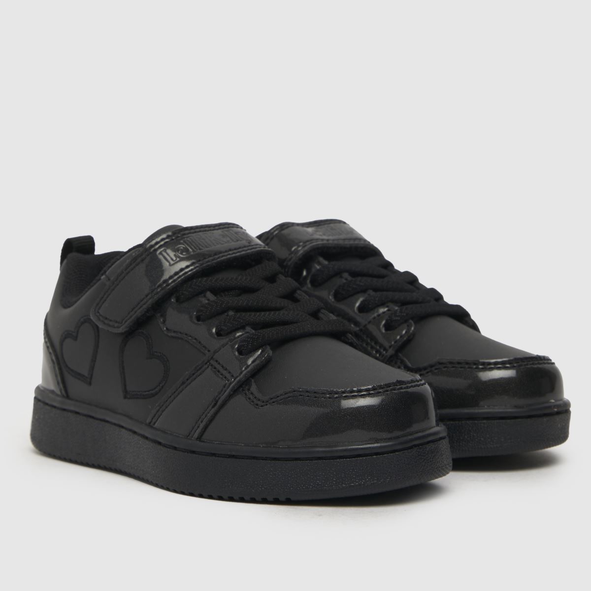 Lelli Kelly svarta Paris låga flickor juniorsneakers
