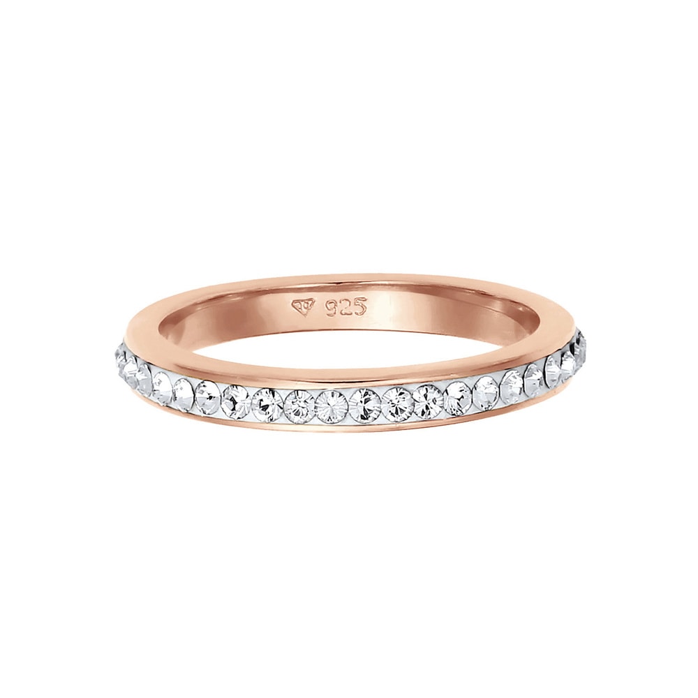 Elli Elli Bague Cristal 925 Argent Bague
