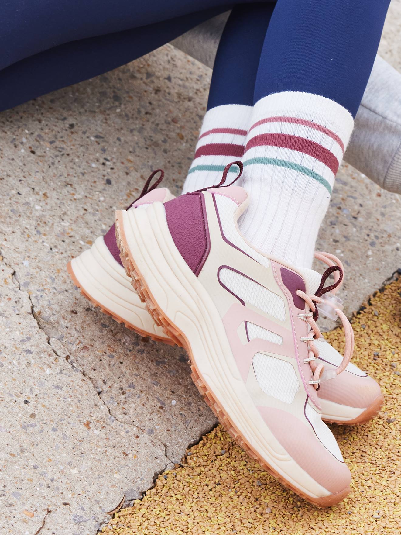 Vertbaudet Mädchen Slip-on-Sneakers - rosa nude