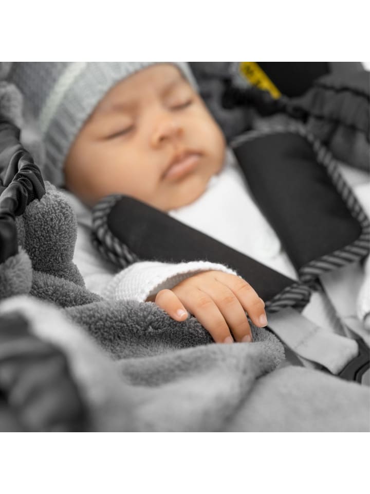 Zamboo Einschlagdecke für Babyschale (Maxi-Cosi, Cybex, Hauck, in schwarz günstig kaufen onesize