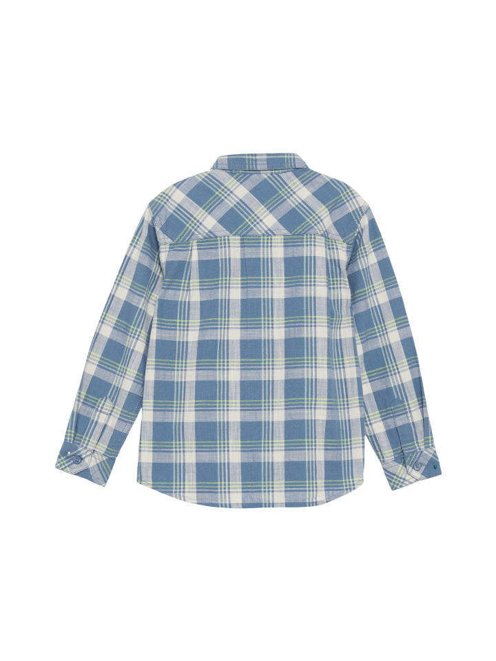 s.Oliver Hemd langarm in Blau-mehrfarbig günstig kaufen