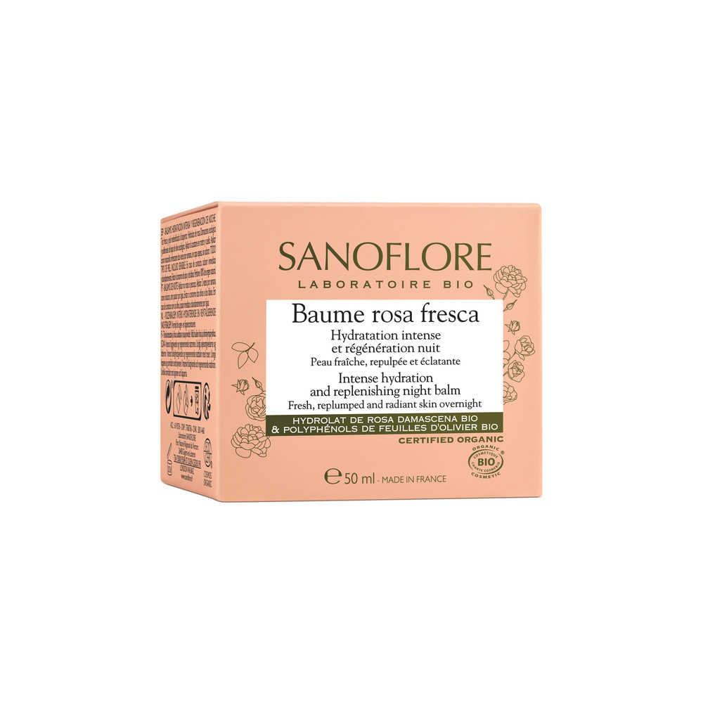 Sanoflore Rosa fresca Crème de nuit regénérante
