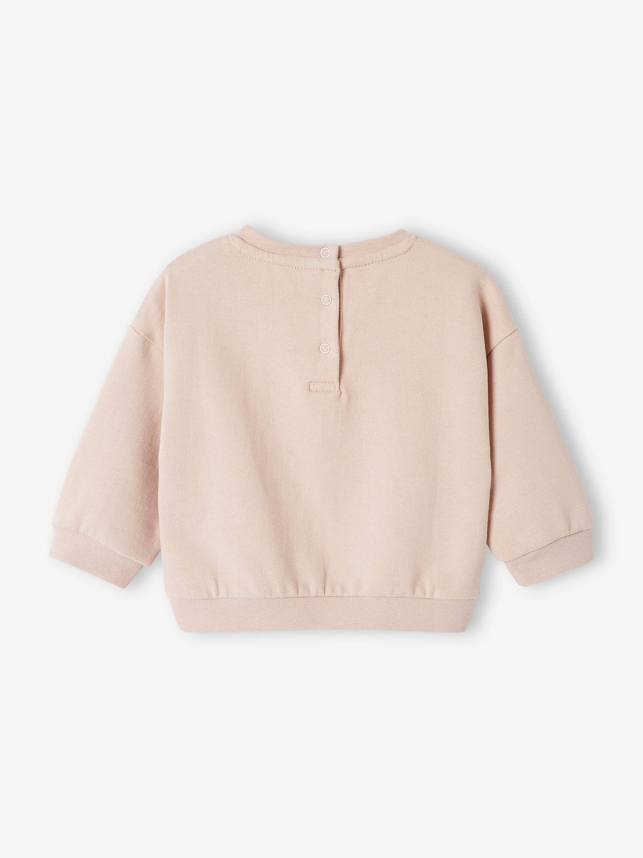 Sweat basics bébé imprimé bleu ardoise