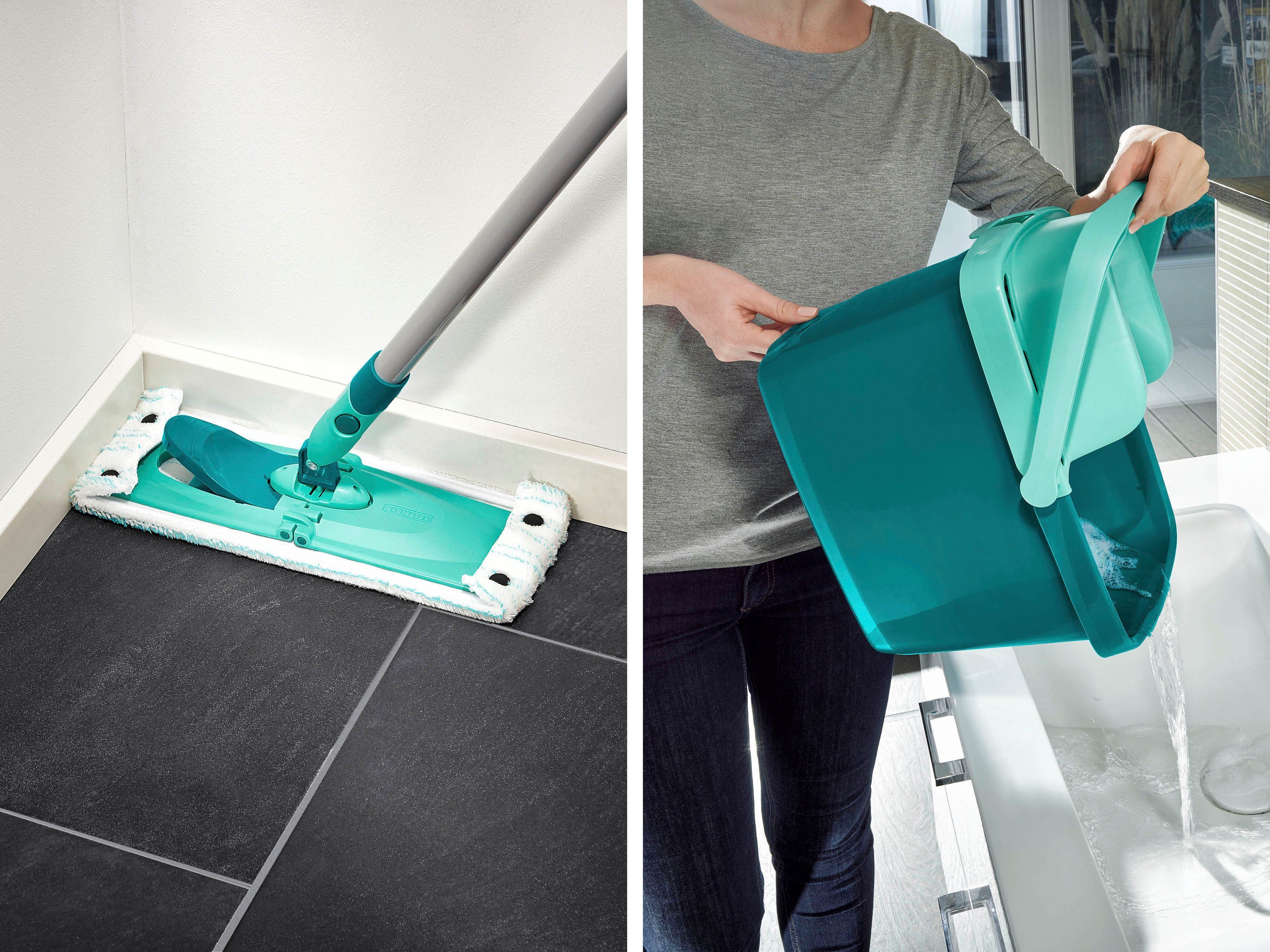 Leifheit Bodenwischer-Set Set Combi Clean, Wischbreite 33 cm