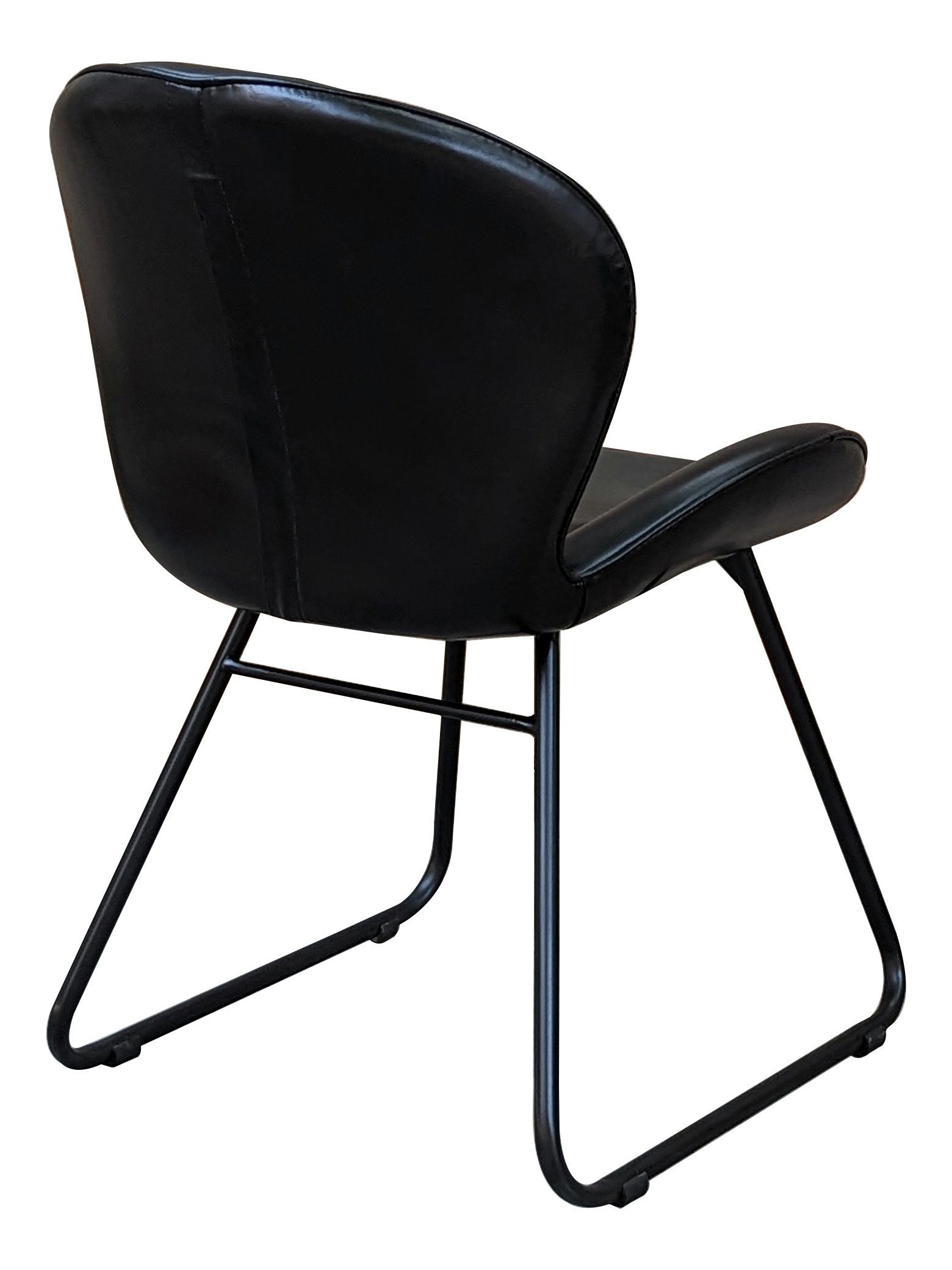 Casa Moro Polsterstuhl Lederstuhl Alessandro Esszimmerstuhl Echt Leder (Retro Stuhl in Braun Beige Schwarz), handgefertigt